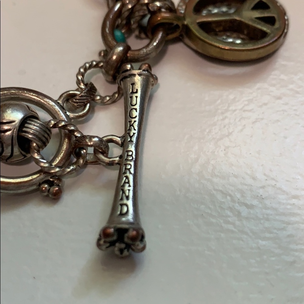 Lucky Brand Dangle Peace Bracelet - Picture 2 of 4